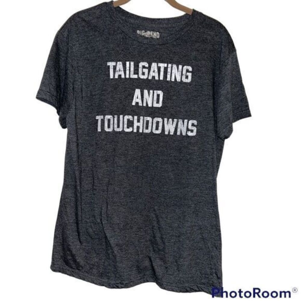 Big Bend Outfitters - Tailgating & Touchdowns T-shirt gray -medium Football